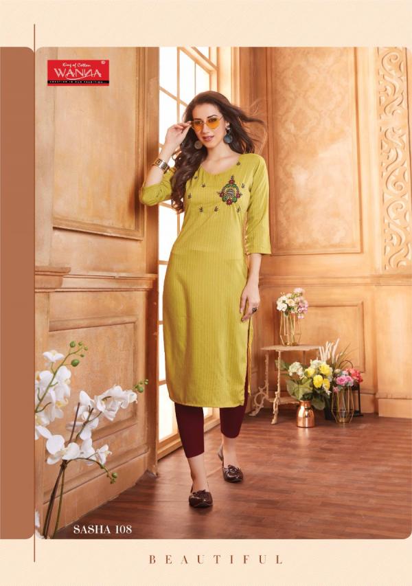 Wanna Sasha Beautiful Festive Wear Embroidery Kurti 